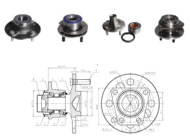 2DACF028G-2 bearing, Wheel bearing and hub assembly -x-x-, - en 