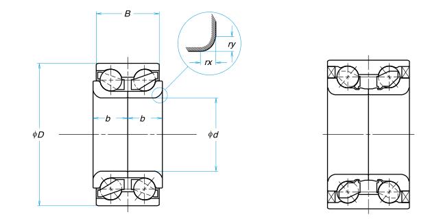 ZA-39BWD05CA58 bearing, Wheel hub bearings 39x74x39, 0.66 KG