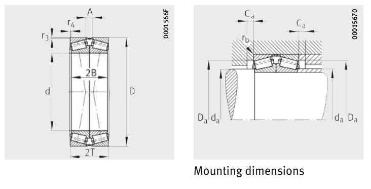 32252-DF-A500-550 drawing and Load chart