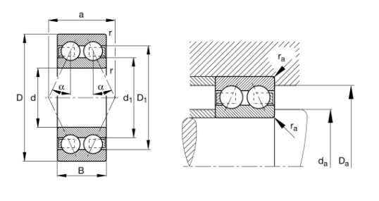 3303-B-TVH drawing and Load chart
